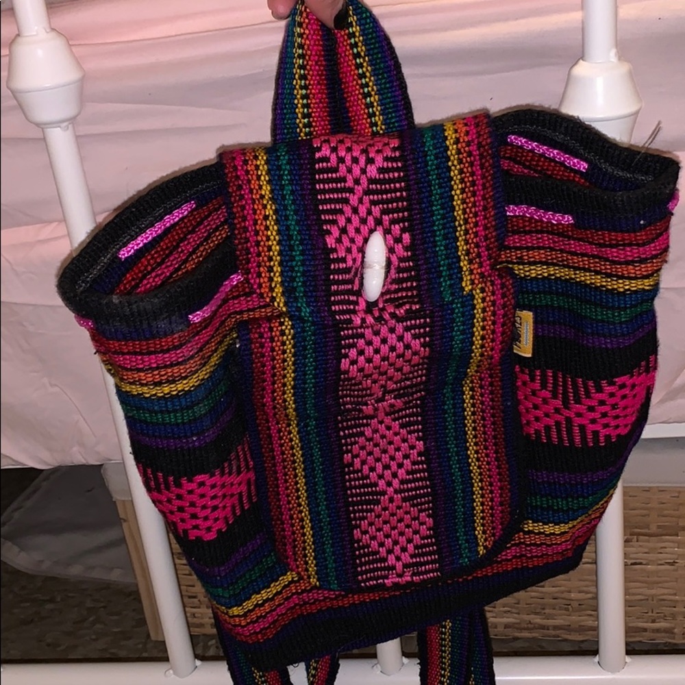 Authentic Mexican Backpack From Tulum - image 3